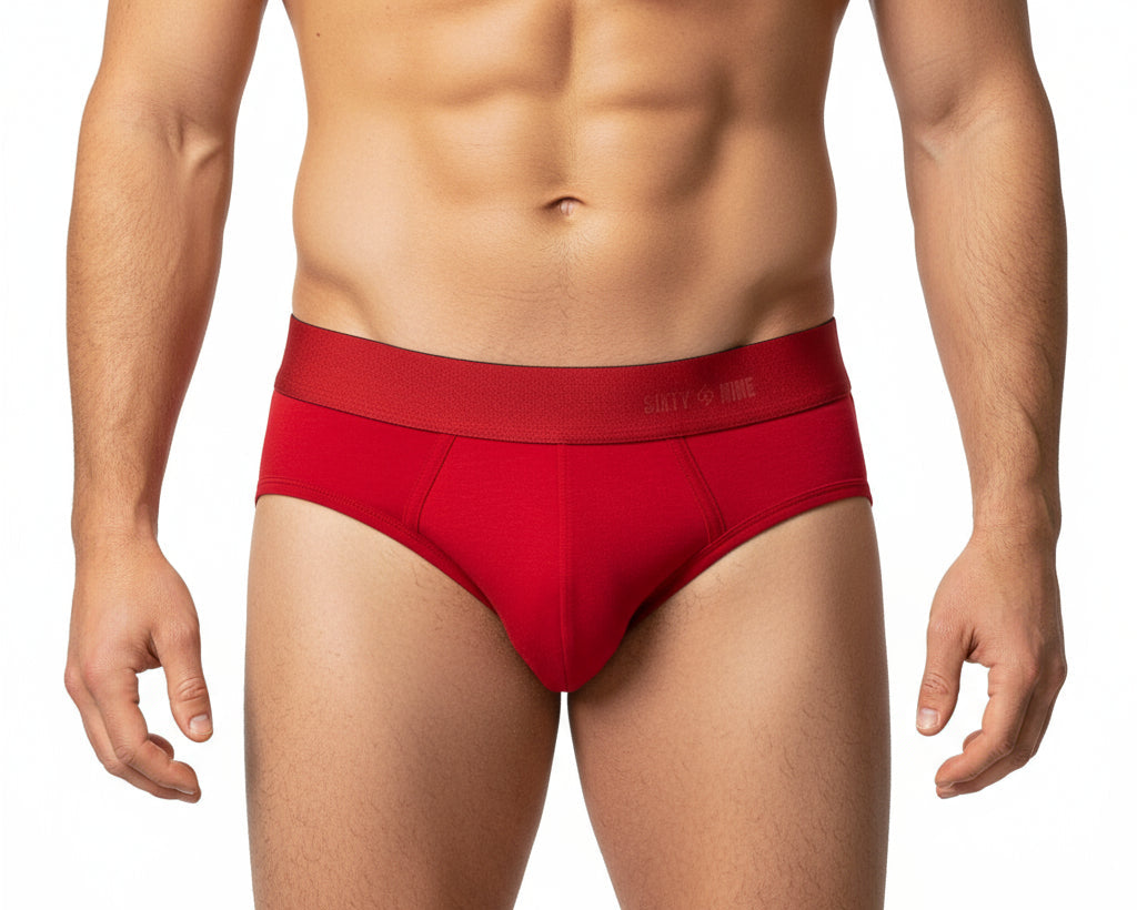 Pure red brief