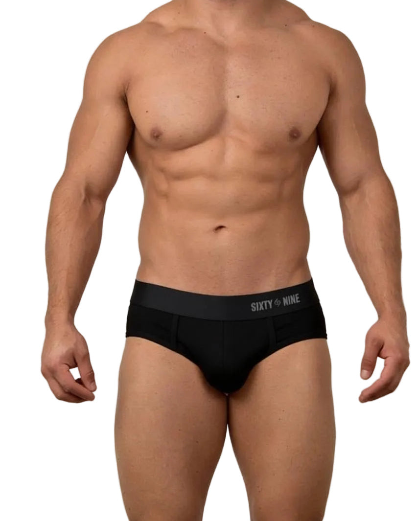 Pure black brief