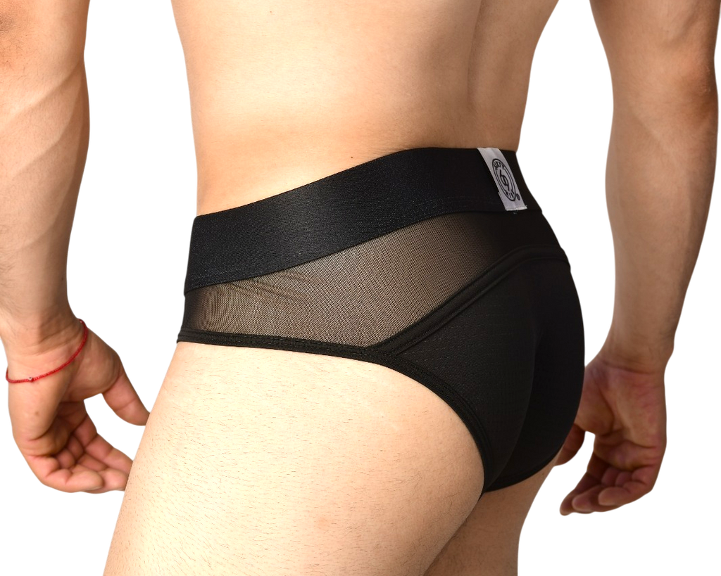 Midnight black brief