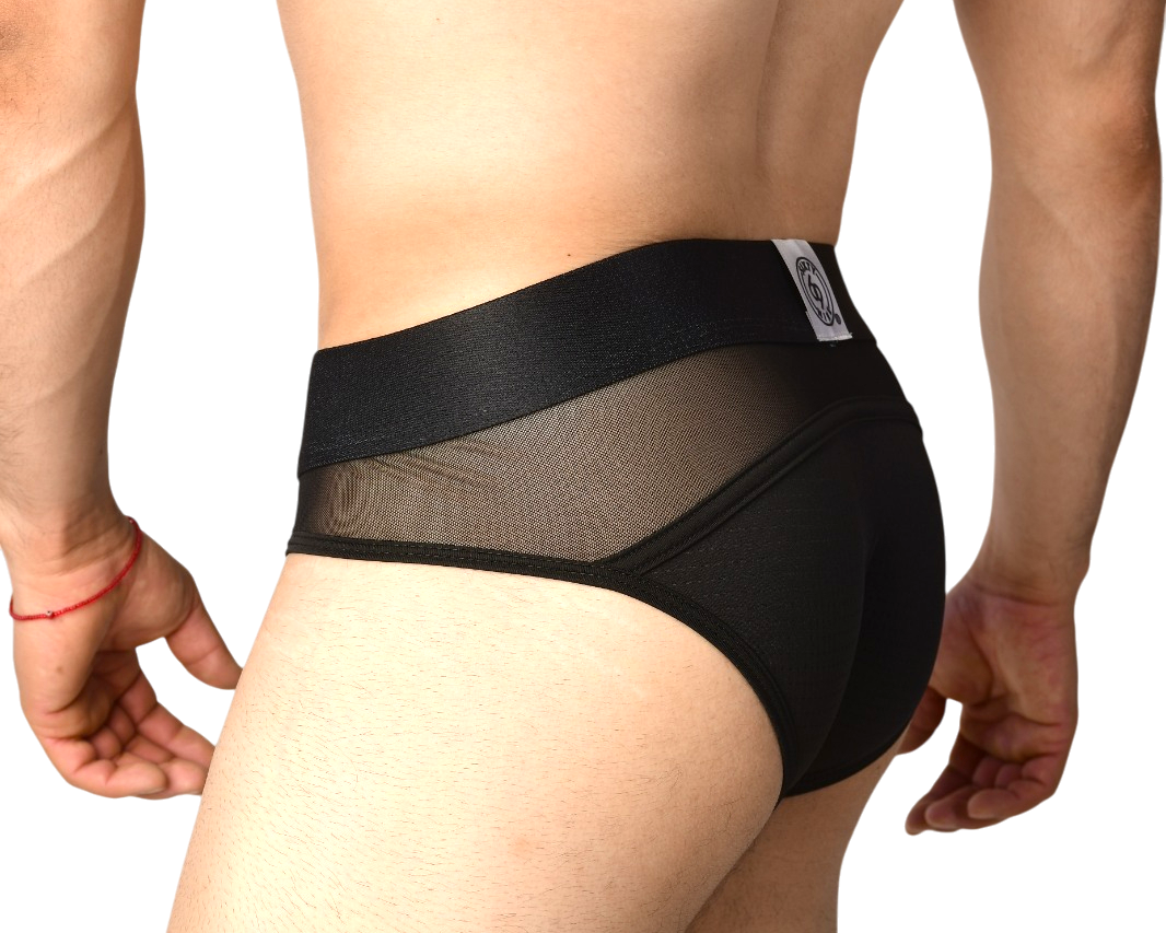 Midnight black brief