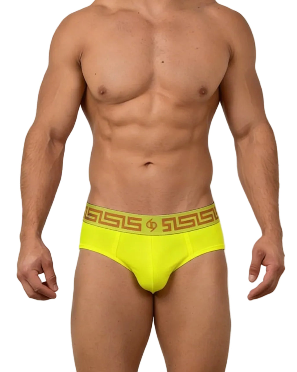 Greek God brief neon