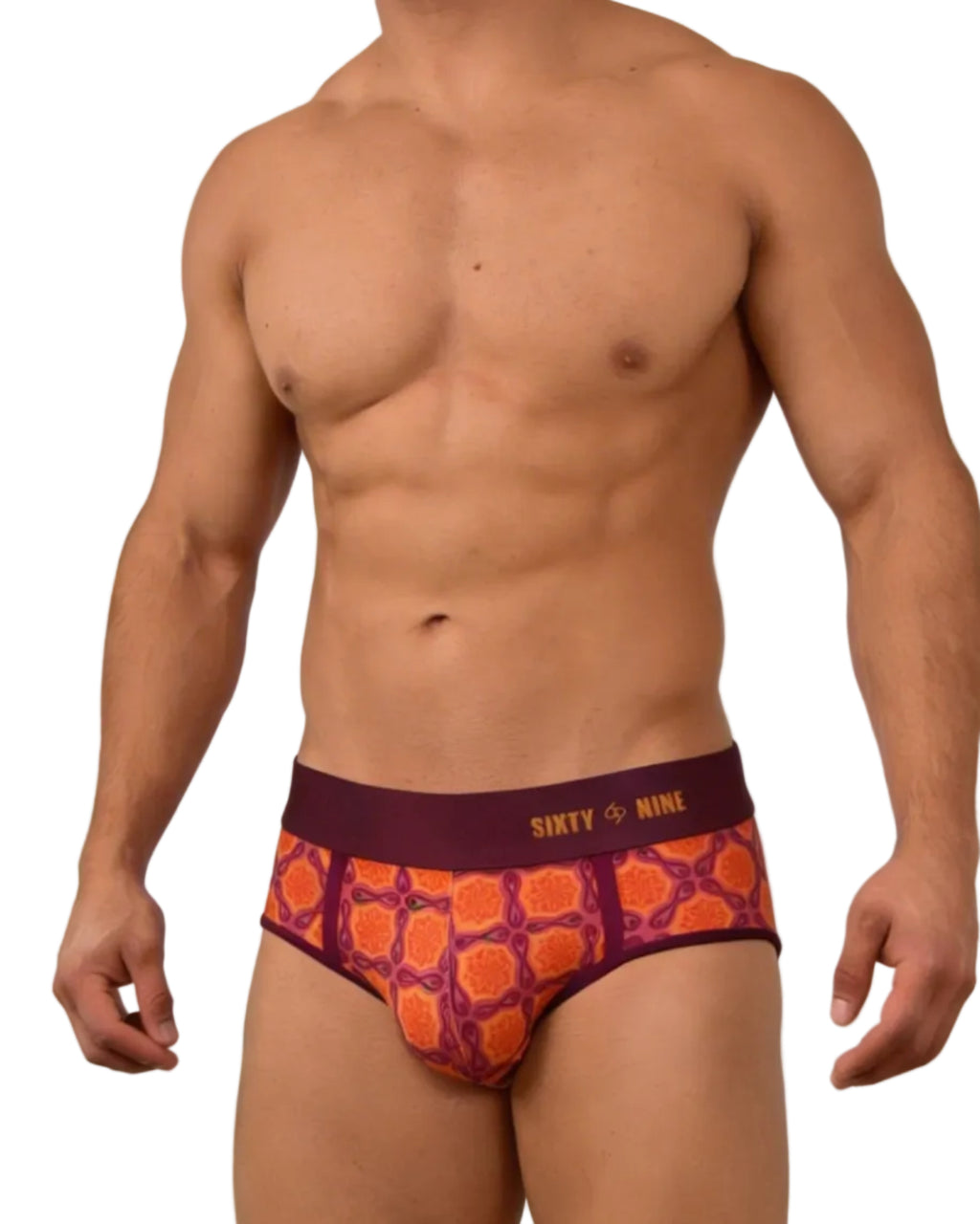 Orange flower brief