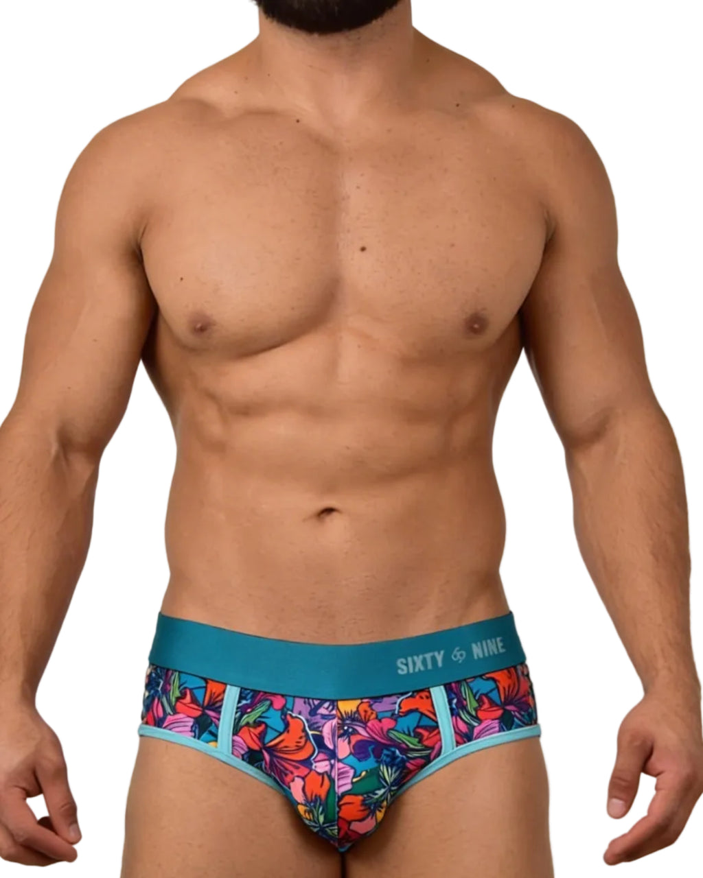 Blue flower brief