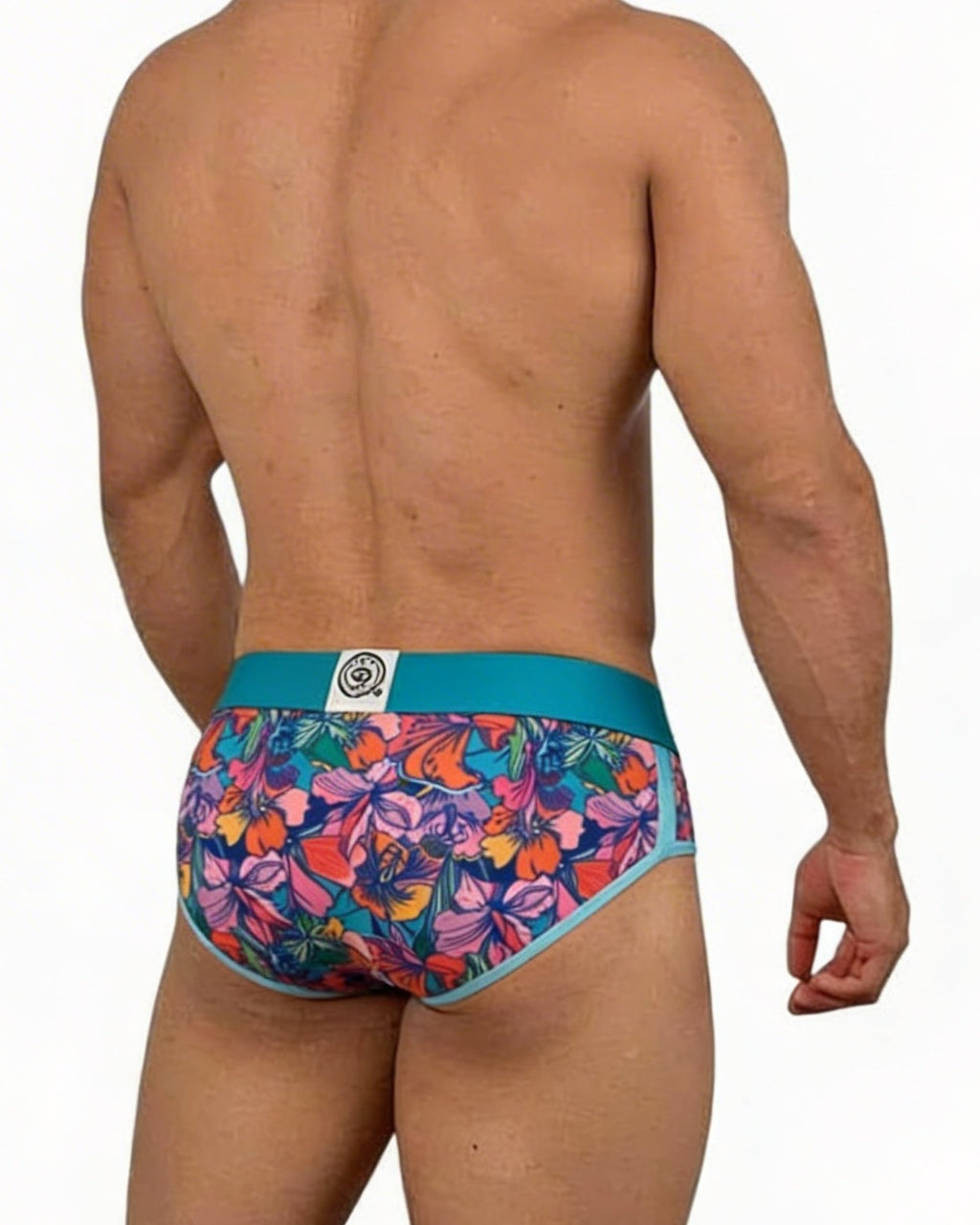 Blue flower brief