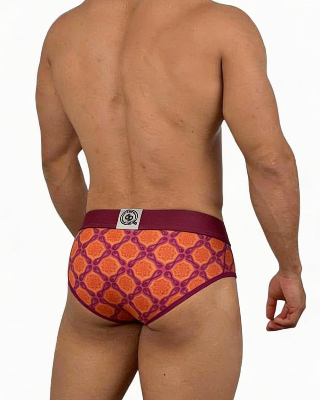 Orange flower brief