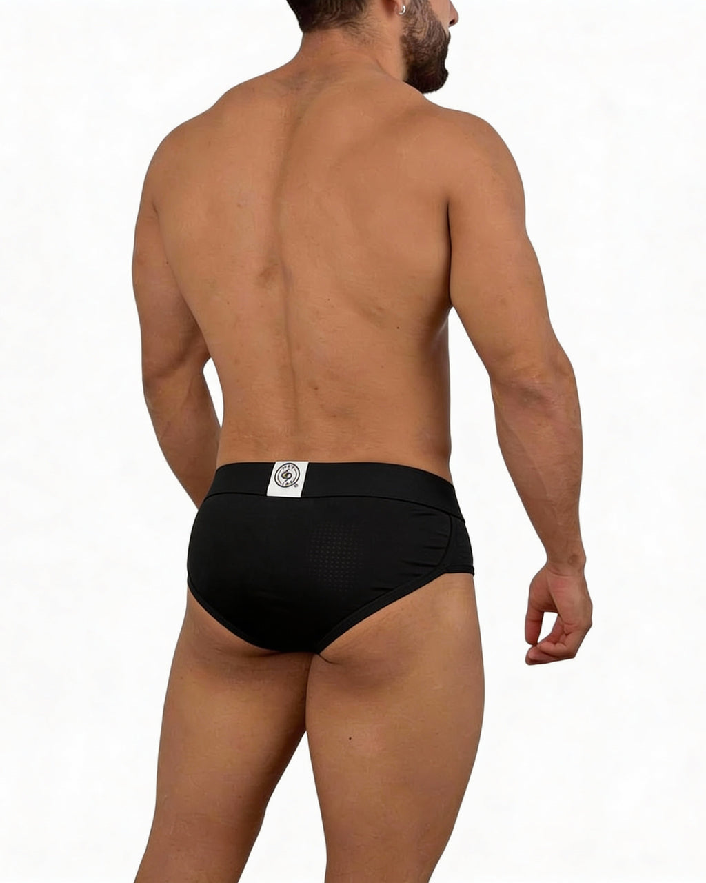 Pure black brief